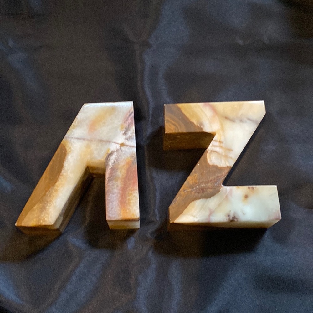 Marble Bookends